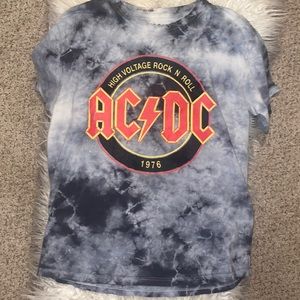 AC/DC shirt acid wash